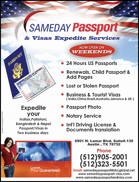 Sameday Passport & Visa Expedite Services