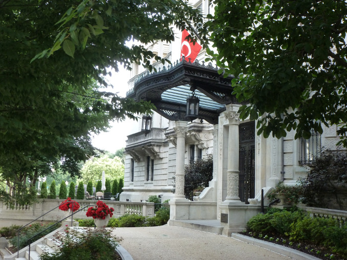 A Turkish Embassy building on Sheridan Circle.